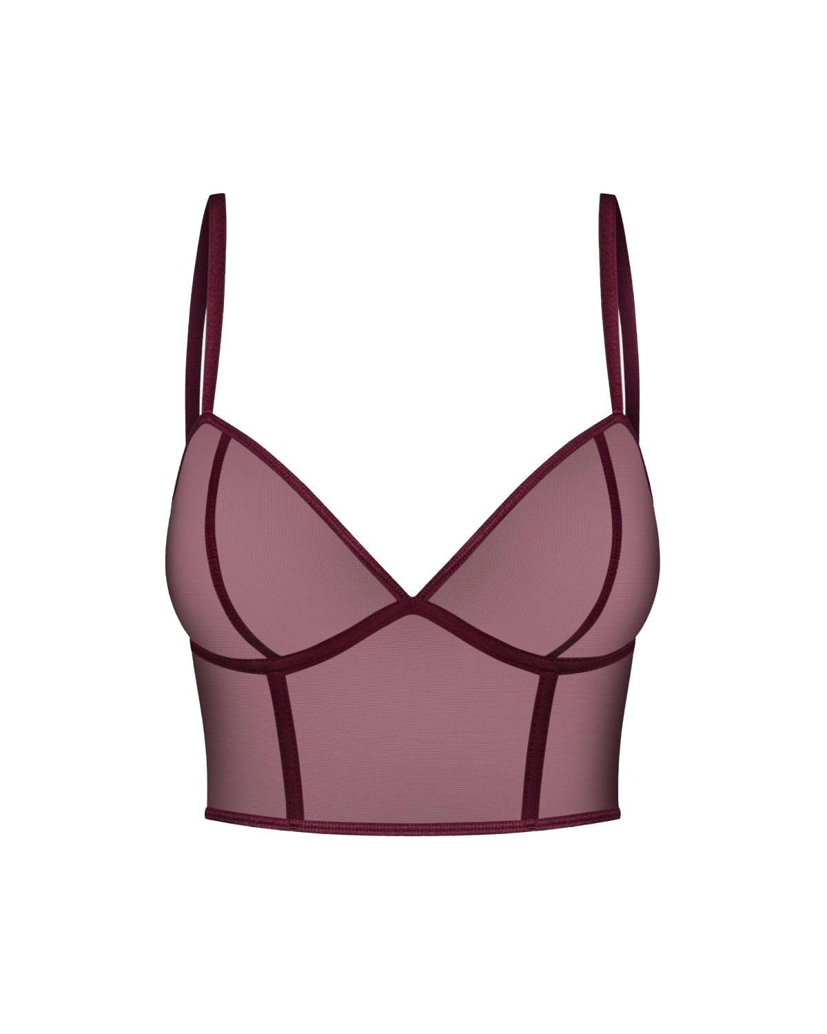 Półgorset Gwen Burgundy M Promees 9 Półgorset Gwen Burgundy M Promees