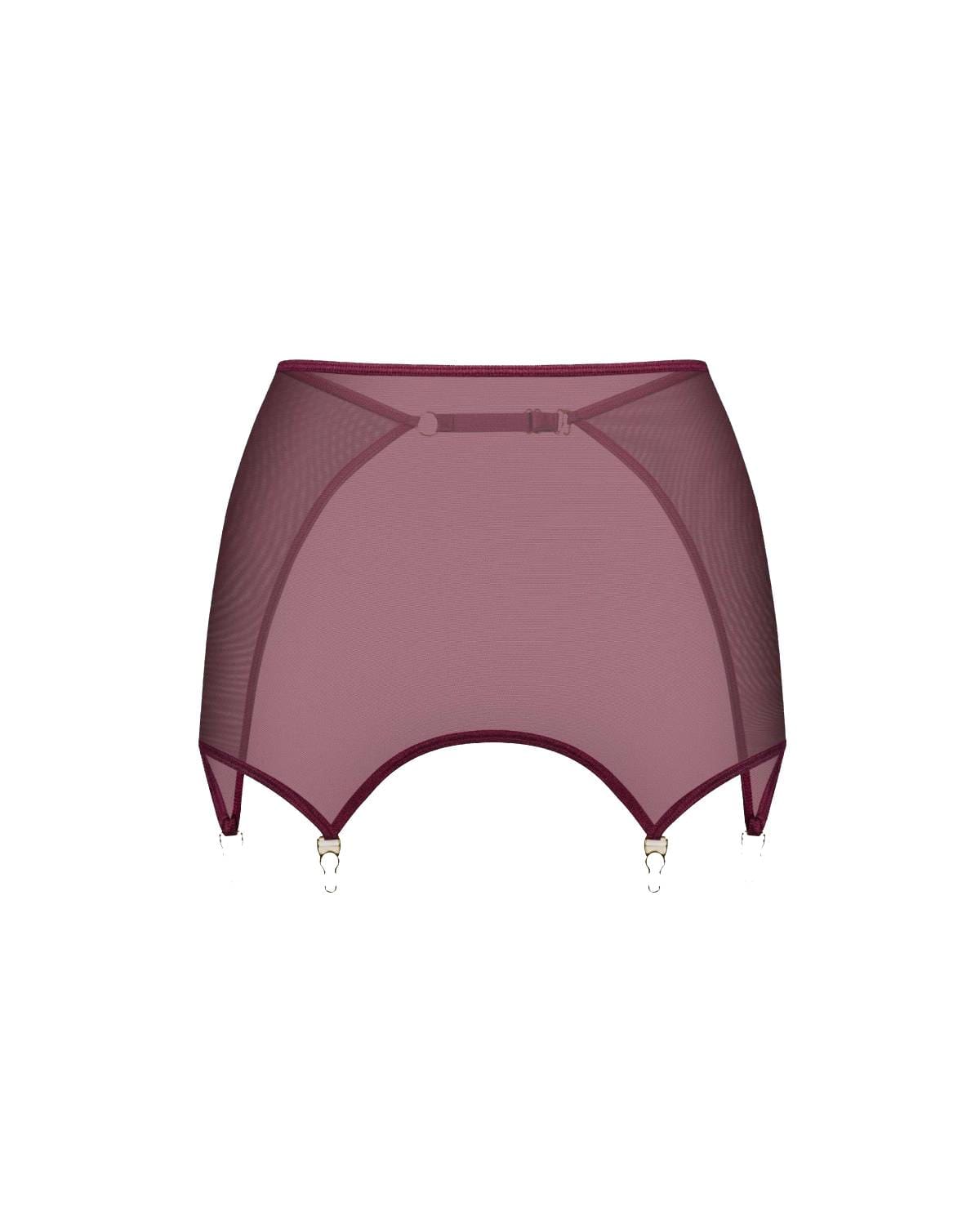 Pas Do Pończoch Gwen Burgundy M/L Promees