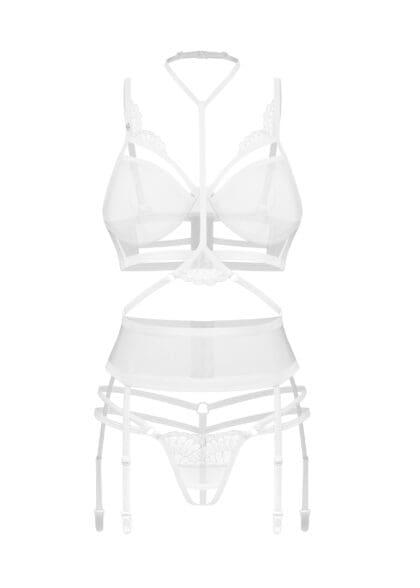 Komplet 3-Częściowy Premisis White S/M Premium Obsessive