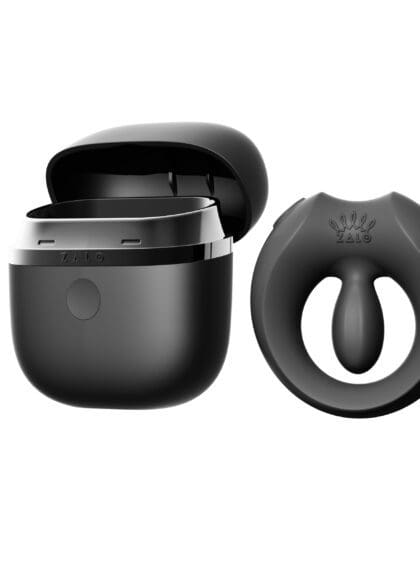 Pierścień erekcyjny ze stymulatorem Apis Obsidian Black Zalo