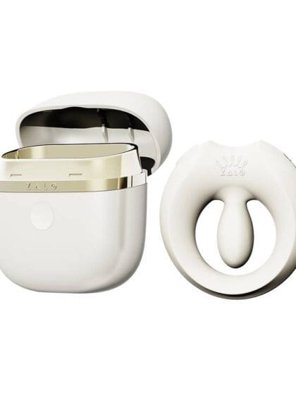 Pierścień erekcyjny ze stymulatorem Apis Ivory White Zalo