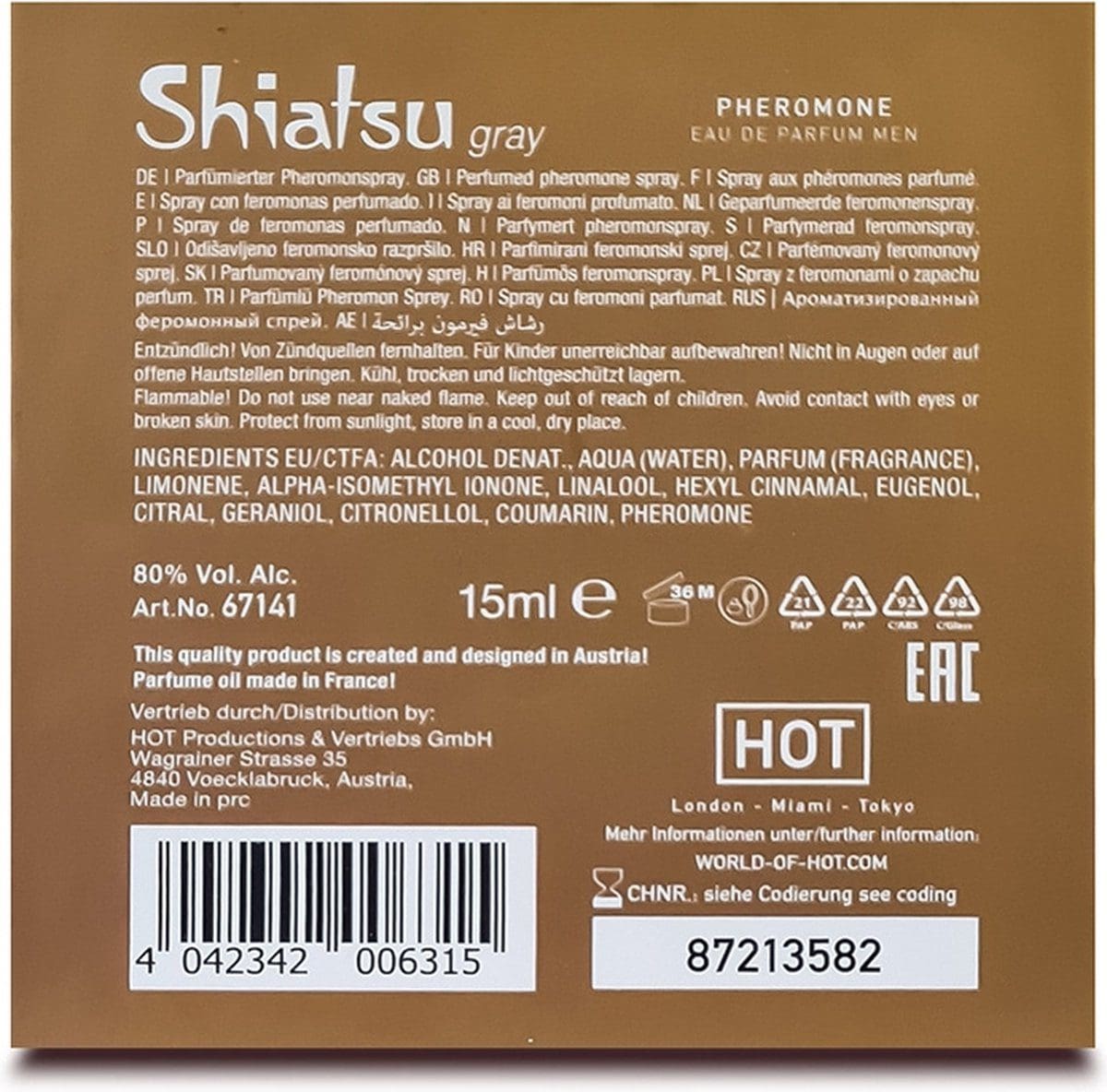 Feromony dla mężczyzn Pheromon Fragrance Man Grey 15ml Shiatsu 7 Feromony dla mężczyzn Pheromon Fragrance Man Grey 15ml Shiatsu