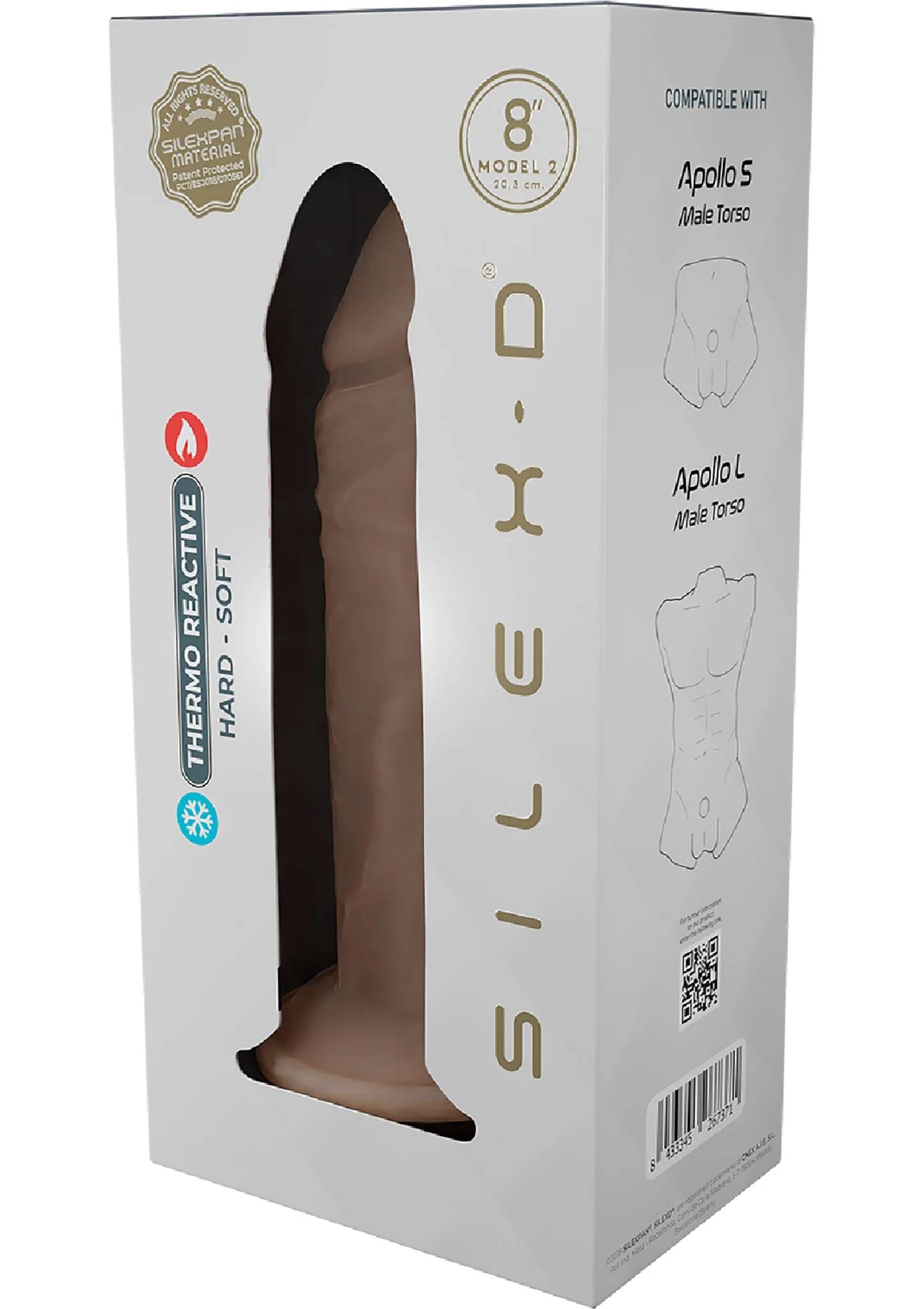 Realistic Dildo 20,3 Cm Liquid Silicone 2 8" Silexd 7 Realistic Dildo 20,3 Cm Liquid Silicone 2 8" Silexd