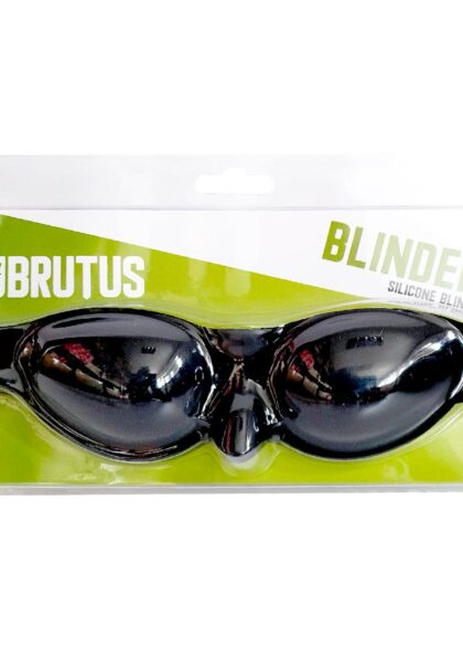 Silikonowa maska Blinders Silicone Blindfold Black Brutus