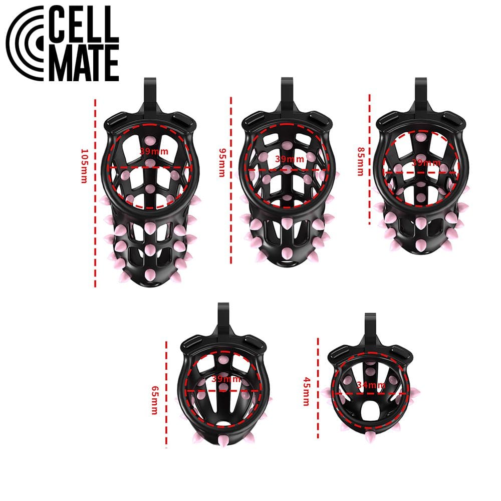 Pas cnoty FlexiSpike Chastity Cage Size 1 CELLMATE 6 Pas cnoty FlexiSpike Chastity Cage Size 1 CELLMATE