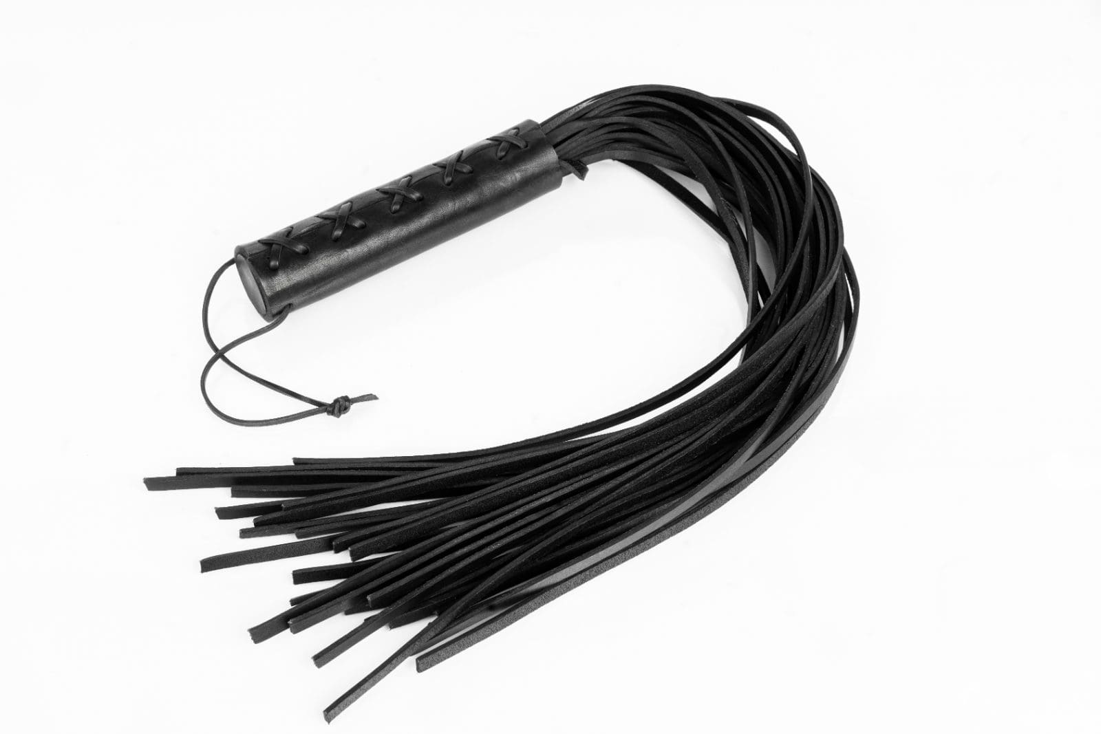 Pejcz duży sznurowany czarny Primal Bond Whips 4 Pejcz duży sznurowany czarny Primal Bond Whips