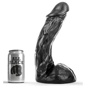 Dildo AB66 Benny 23 x 6cm All Black 6 Dildo AB66 Benny 23 x 6cm All Black