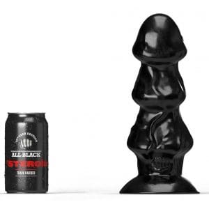 Korek analny Steroid ABS22 Shuttlecock 23 x 9cm All Black 5 Korek analny Steroid ABS22 Shuttlecock 23 x 9cm All Black