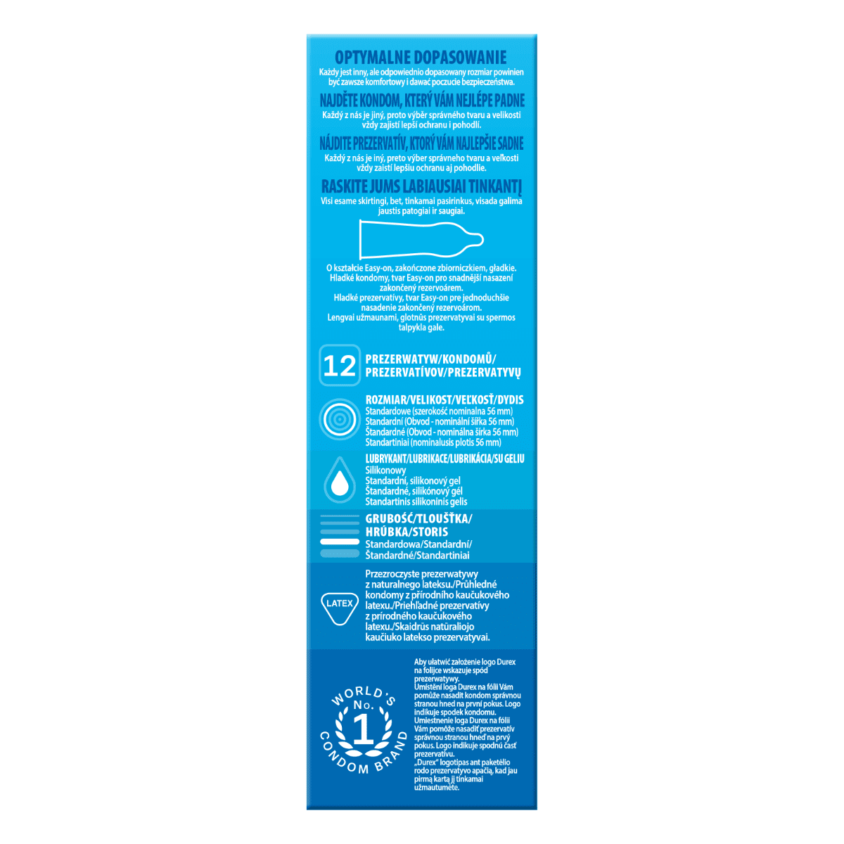 Prezerwatywy Lateksowe Classic 12 Szt Durex 7 Prezerwatywy Lateksowe Classic 12 Szt Durex