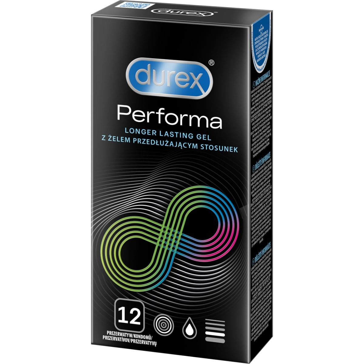 Prezerwatywy Lateksowe Przedłużające Stosunek Performa 12 Szt Durex 2 Prezerwatywy Lateksowe Przedłużające Stosunek Performa 12 Szt Durex