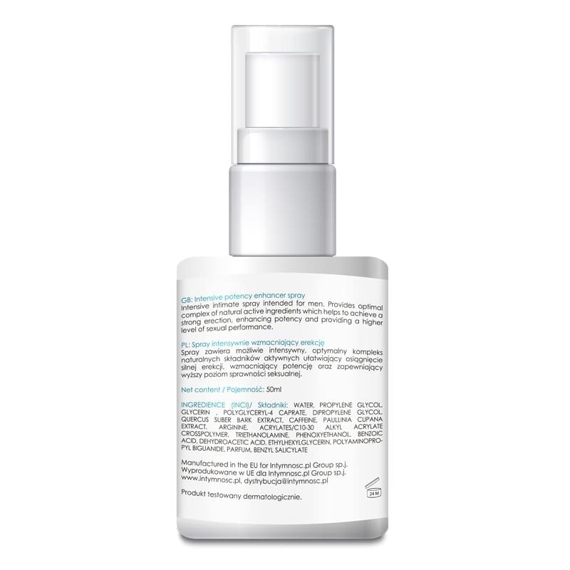 Spray Wzmacniający Erekcję Potency Spray 50Ml SHS 4 Spray Wzmacniający Erekcję Potency Spray 50Ml SHS