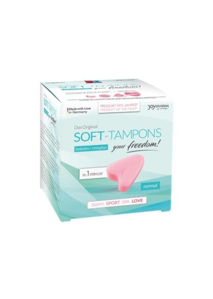 Tampony Bez Sznurka Soft Tampons Normal 3 Sztuki JoyDivision