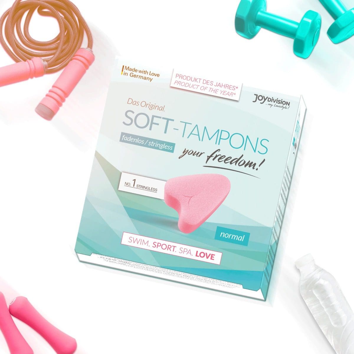 Tampony Bez Sznurka Soft Tampons Normal 3 Sztuki JoyDivision 5 Tampony Bez Sznurka Soft Tampons Normal 3 Sztuki JoyDivision
