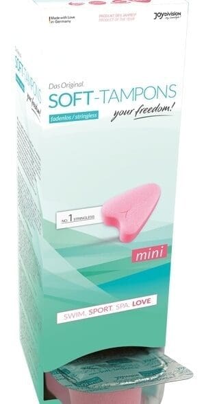 Tampony Bez Sznurka Soft Tampons Mini 10 Sztuk JoyDivision