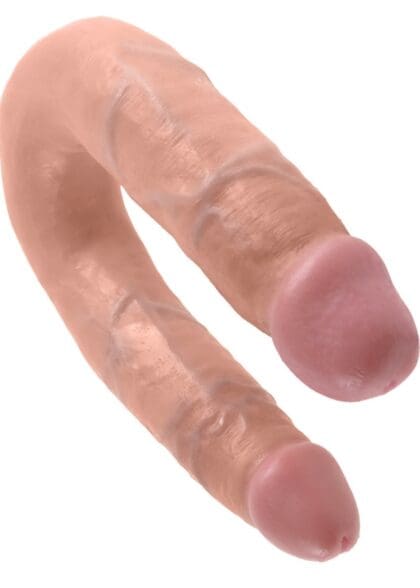 Podwójne Dilda Cieliste 35Cm U-Shaped Medium Double Trouble King Cock
