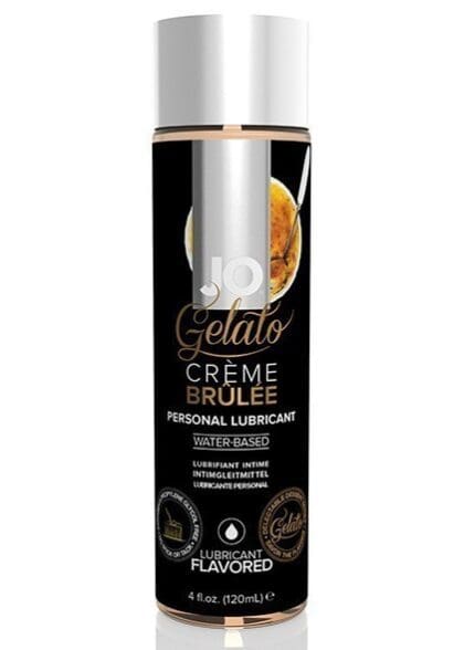 Lubrykant Jadalny O Smaku Lodów Creme Brulee Gelato Creme Brulee Lubricant Water-Based 120Ml System JO