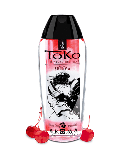 Jadalny Lubrykant O Smaku Wiśniowym Toko Aroma Personal Lubricant Blazing Cherry 165Ml Shunga