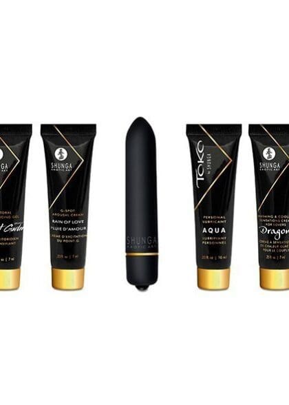 Zestaw Kosmetyków Z Małym Wibratorkiem Naughty Geisha Kit Shunga