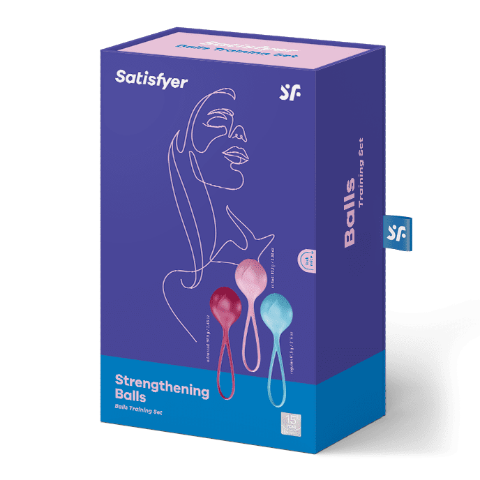 Zestaw Treningowy Mięśni Kegla Strengthening Balls Satisfyer 5 Zestaw Treningowy Mięśni Kegla Strengthening Balls Satisfyer