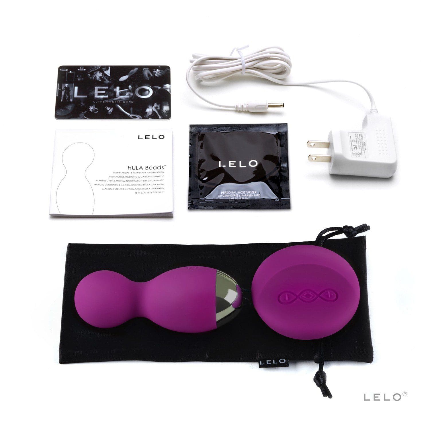 Jajeczko Wibrtujące Hula Beads Deep Rose Lelo 4 Jajeczko Wibrtujące Hula Beads Deep Rose Lelo