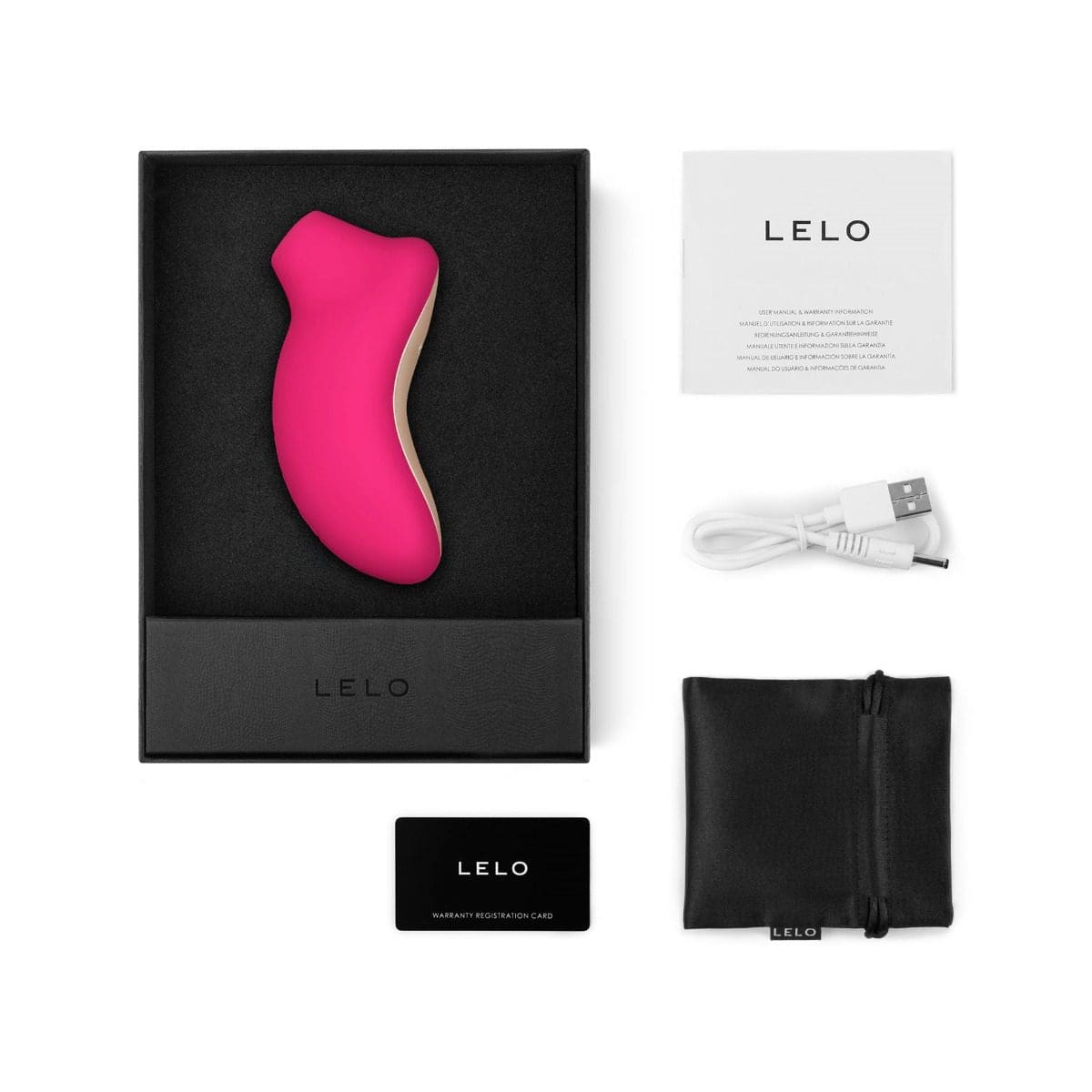 Stymulator Łechtaczki Sona Cerise Lelo 5 Stymulator Łechtaczki Sona Cerise Lelo