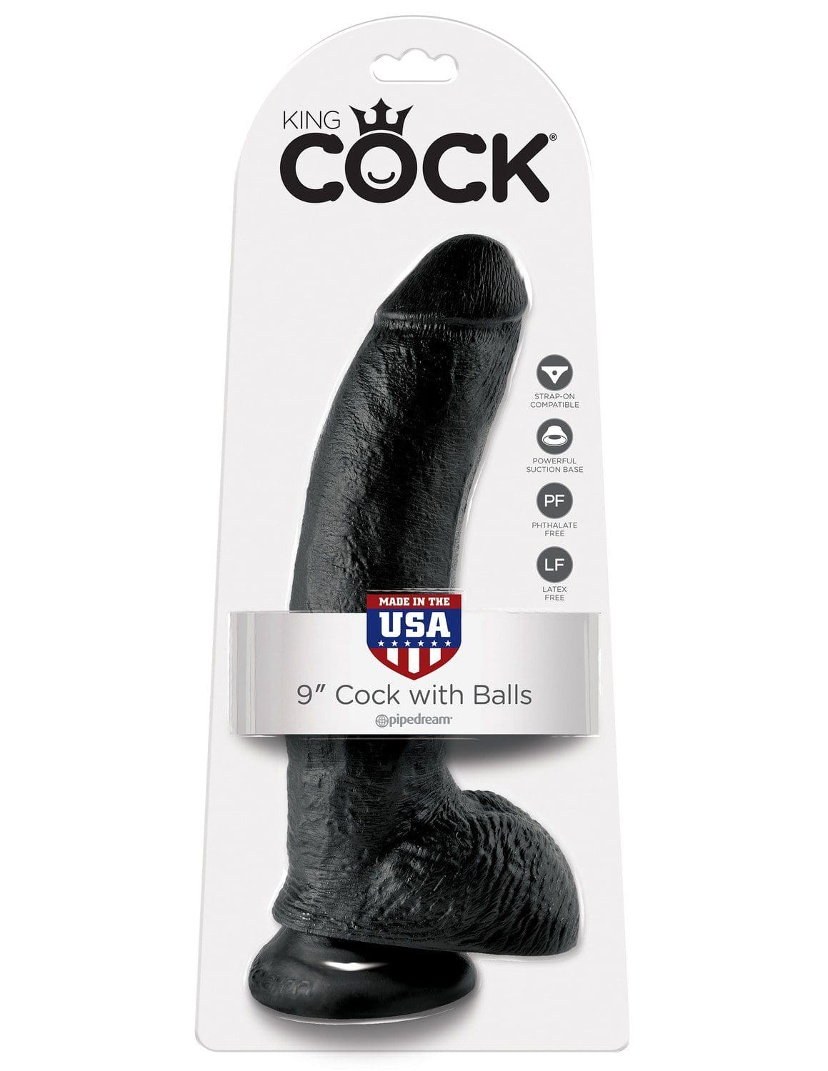 9' Cock With Balls Black Dildo Z Jądrami Czarne 23Cm King Cock 2 9' Cock With Balls Black Dildo Z Jądrami Czarne 23Cm King Cock
