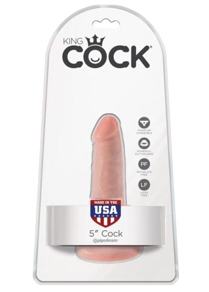 5' Cock Flesh Dildo Cieliste 13Cm King Cock
