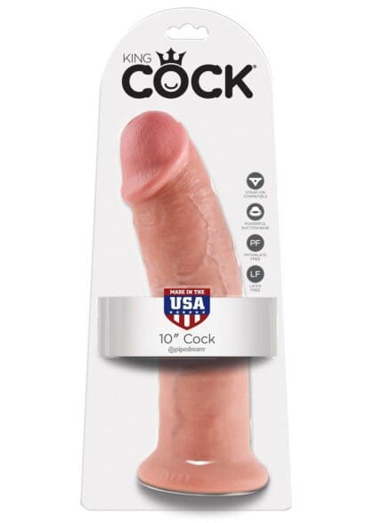 10' Cock Dildo Cieliste 25Cm King Cock