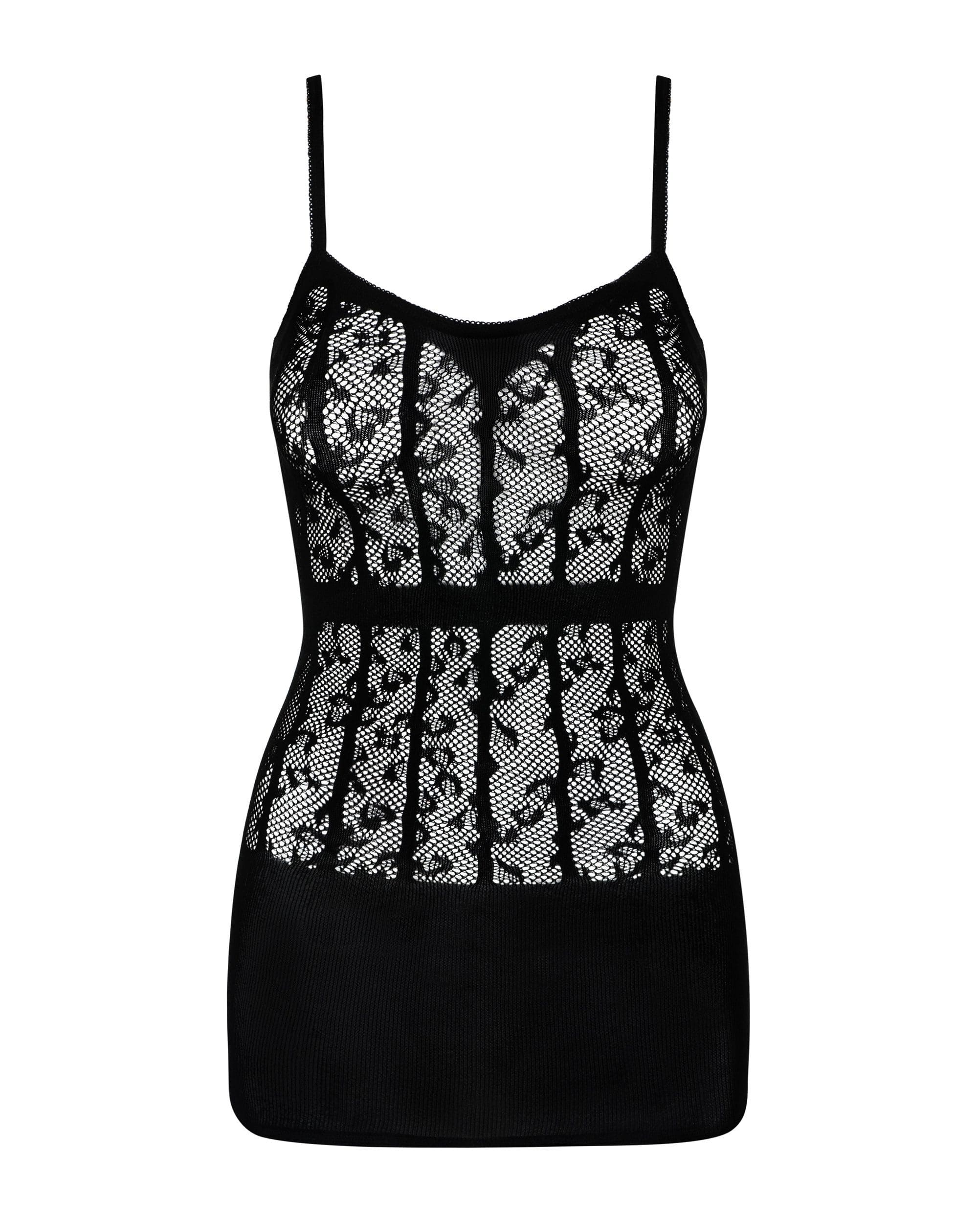 D605 Sukienka Czarna S/M/L Obsessive