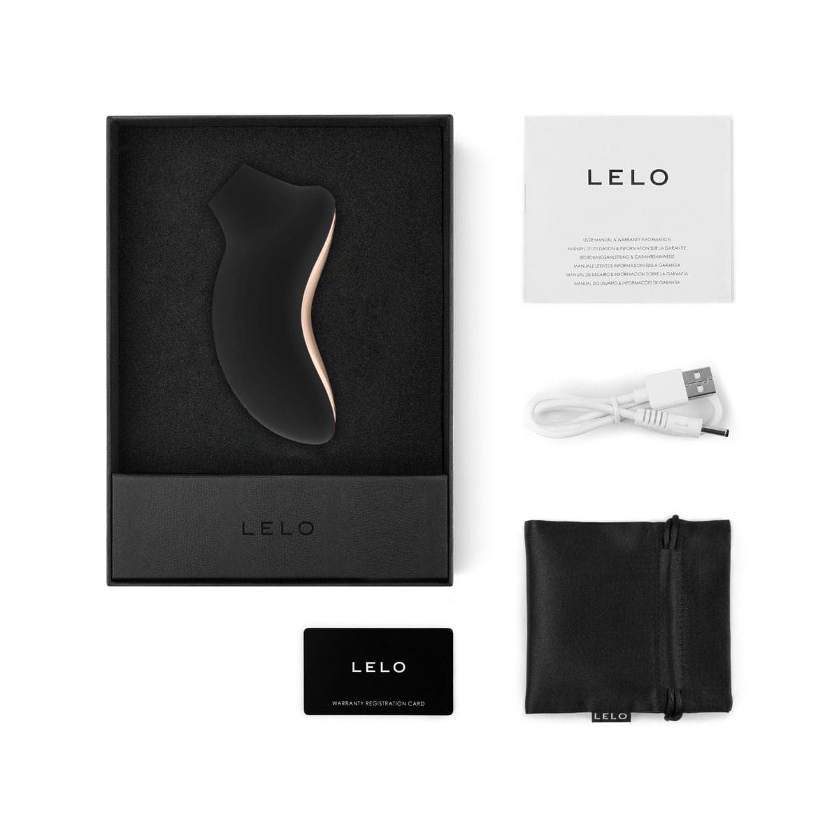 Stymulator Łechtaczki Sona 2 Black Lelo 5 Stymulator Łechtaczki Sona 2 Black Lelo