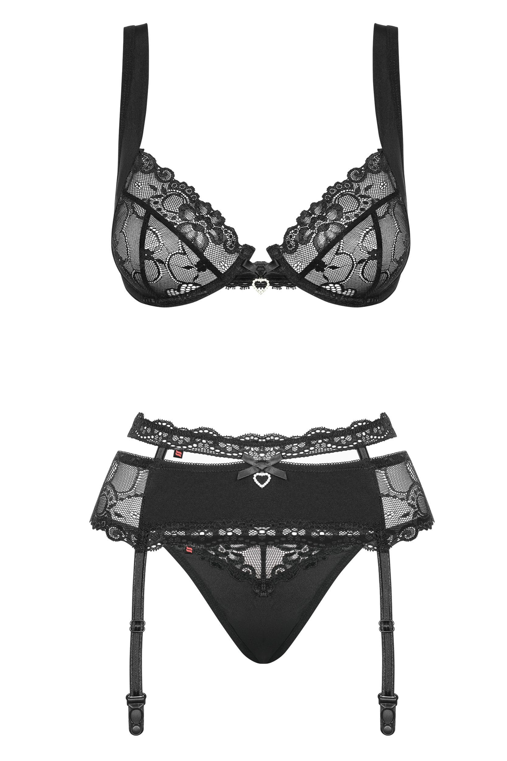 Komplet Bielizny Heartina S/M Obsessive 4 Komplet Bielizny Heartina S/M Obsessive
