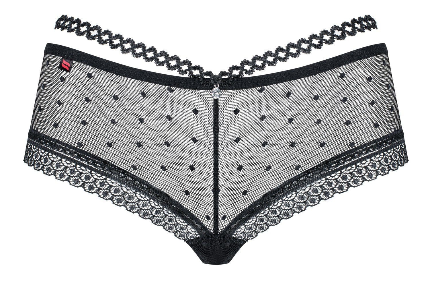 876-Sho-1 Szorty Czarne L/Xl Obsessive