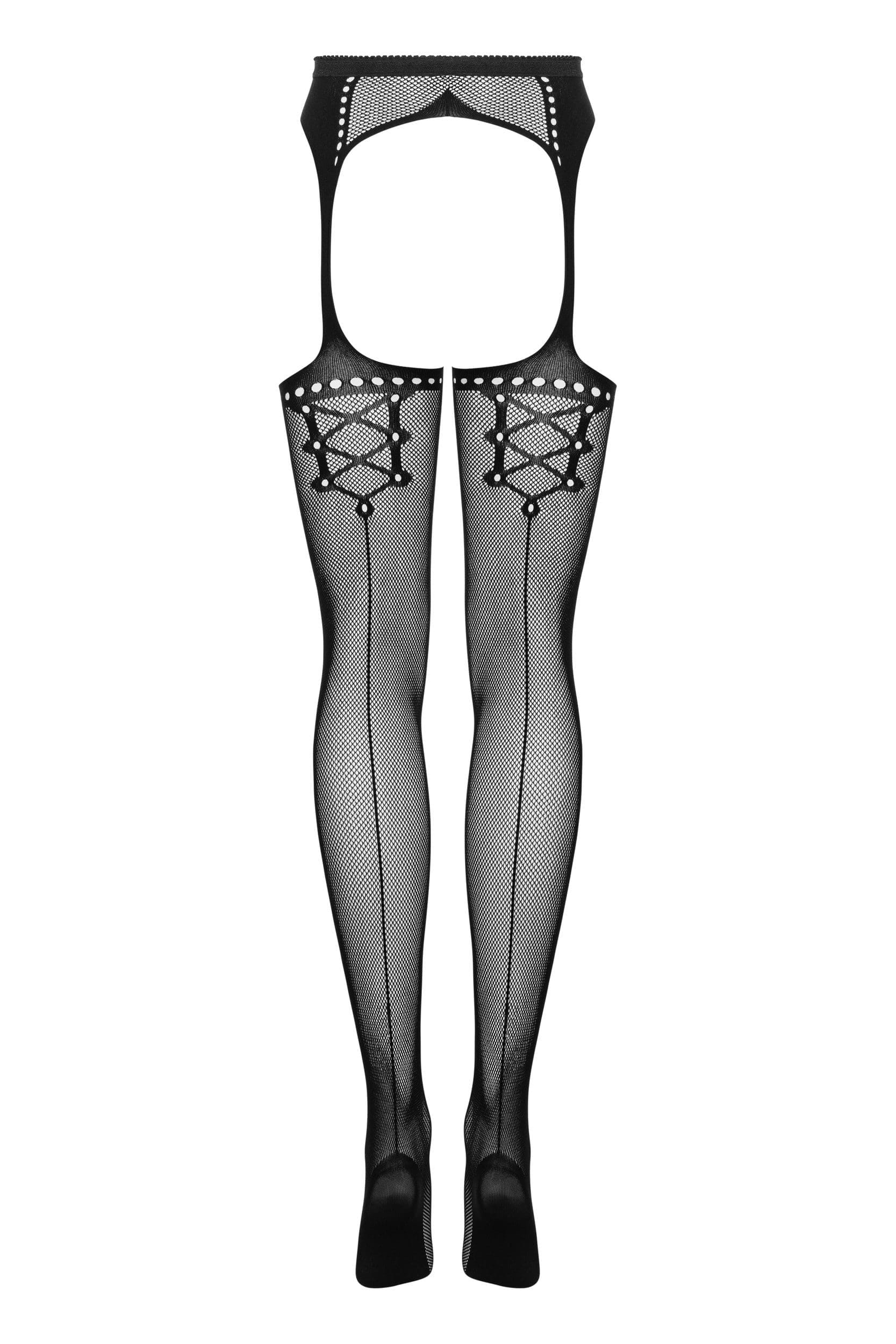 Garter Stockings S314 Czarne S/M/L Obsessive 4 Garter Stockings S314 Czarne S/M/L Obsessive