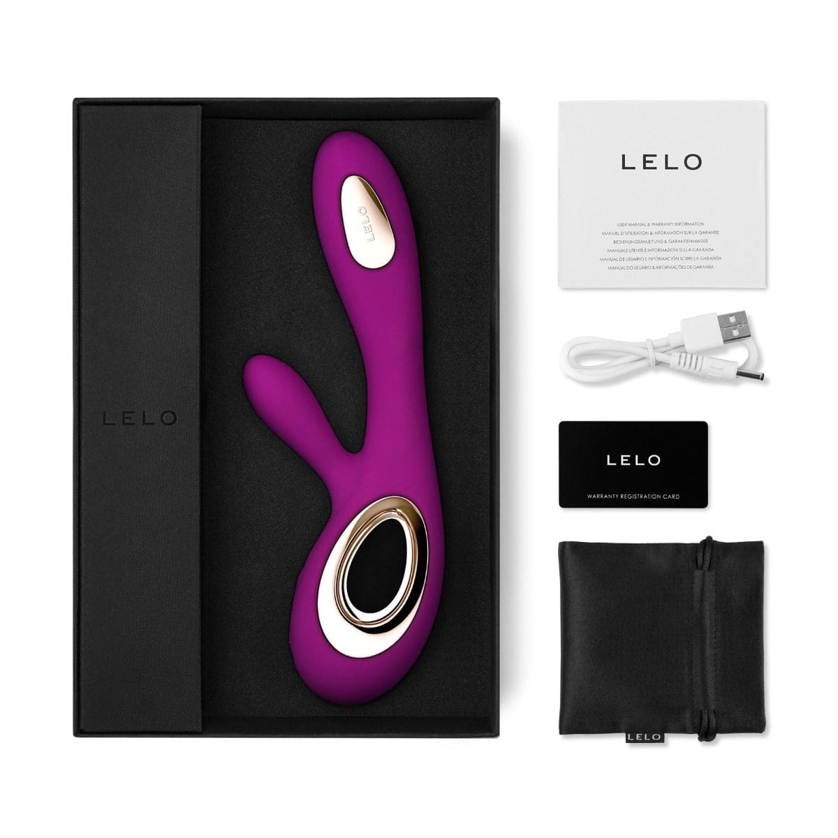 Wibrator Króliczek Soraya Wave Deep Rose Lelo 7 Wibrator Króliczek Soraya Wave Deep Rose Lelo