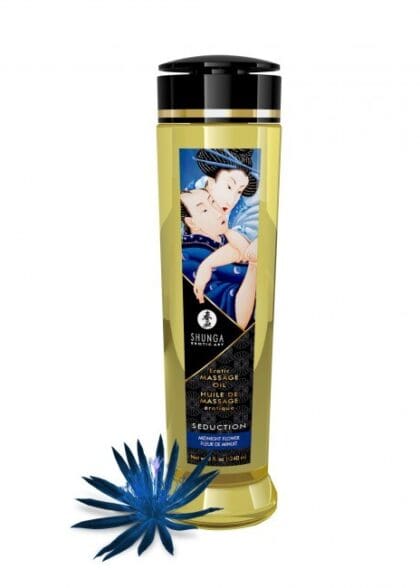 Olejek Do Masażu Erotic Massage Oil Seduction / Midnight Flower 240Ml Shunga