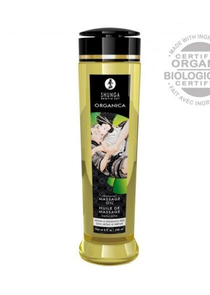 Organiczny Olejek Do Masażu Natural Massage Oil Organica Aroma Free 240 Ml Shunga