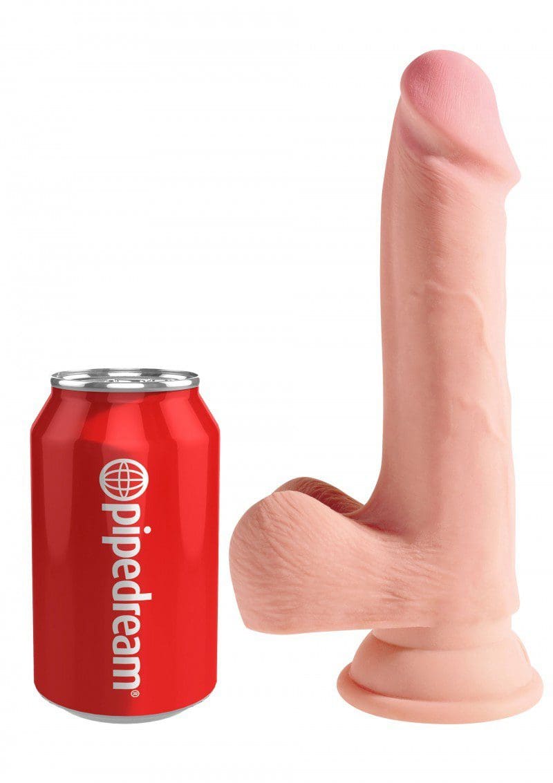 Plus 7,5' Triple Density Cock With Balls King Cock 7 Plus 7,5' Triple Density Cock With Balls King Cock