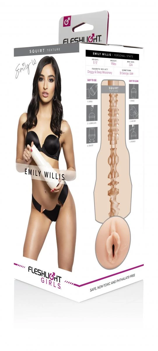 Masturbator Emily Willis Squirt Fleshlight 7 Masturbator Emily Willis Squirt Fleshlight