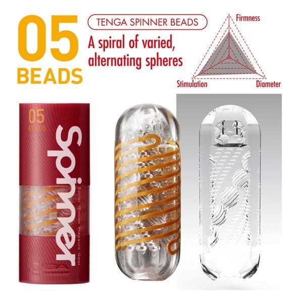 Masturbator Spinner 05 Beads Tenga 6 Masturbator Spinner 05 Beads Tenga