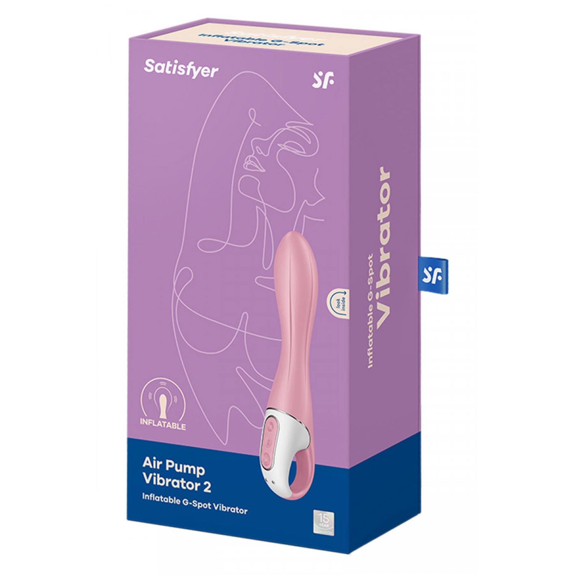 Wibrator pompowany Air Pump Vibrator 2 light red Satisfyer 4 Wibrator pompowany Air Pump Vibrator 2 light red Satisfyer
