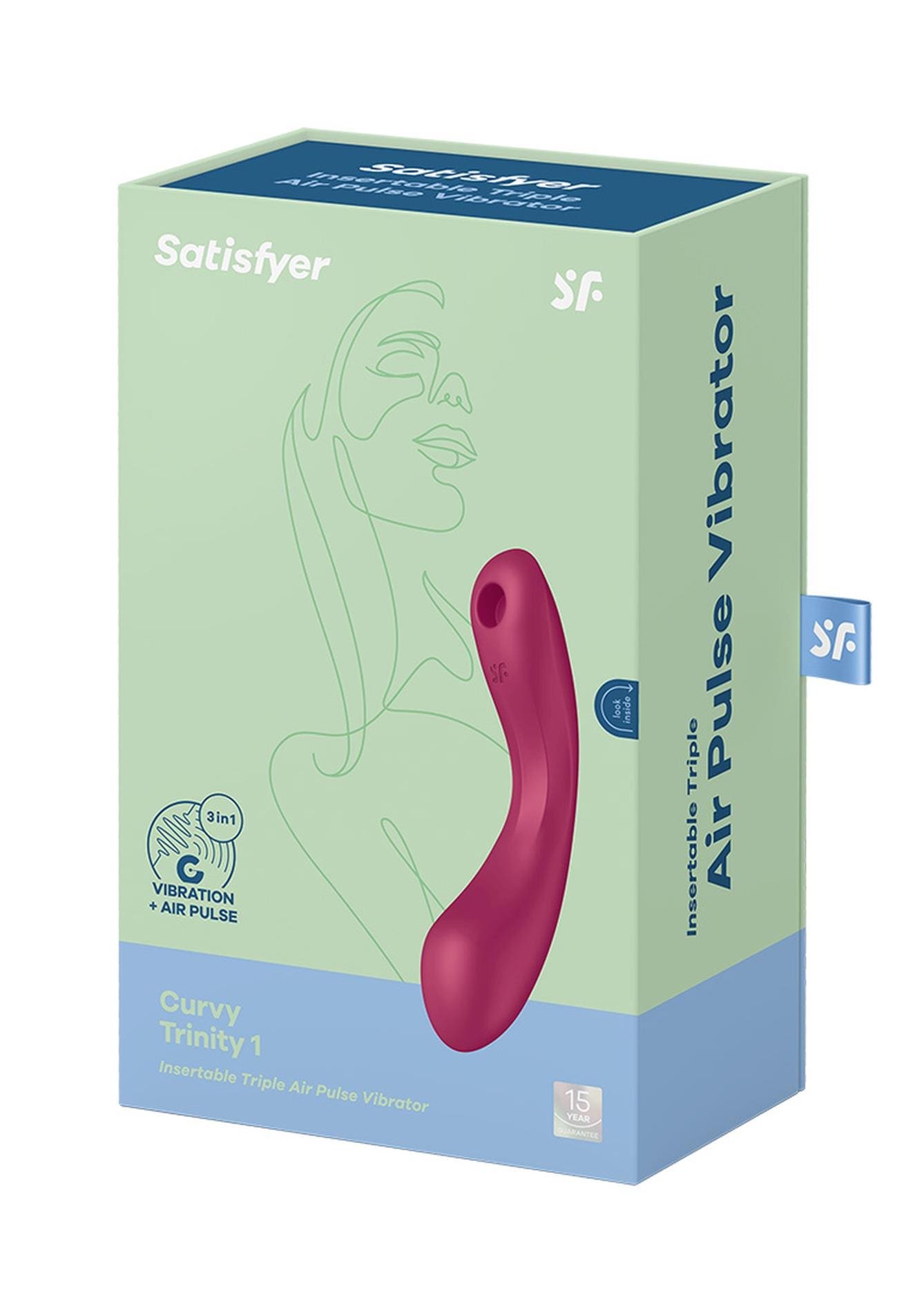 Wibrator wielofunkcyjny Curvy Trinity 1 red Satisfyer 4 Wibrator wielofunkcyjny Curvy Trinity 1 red Satisfyer