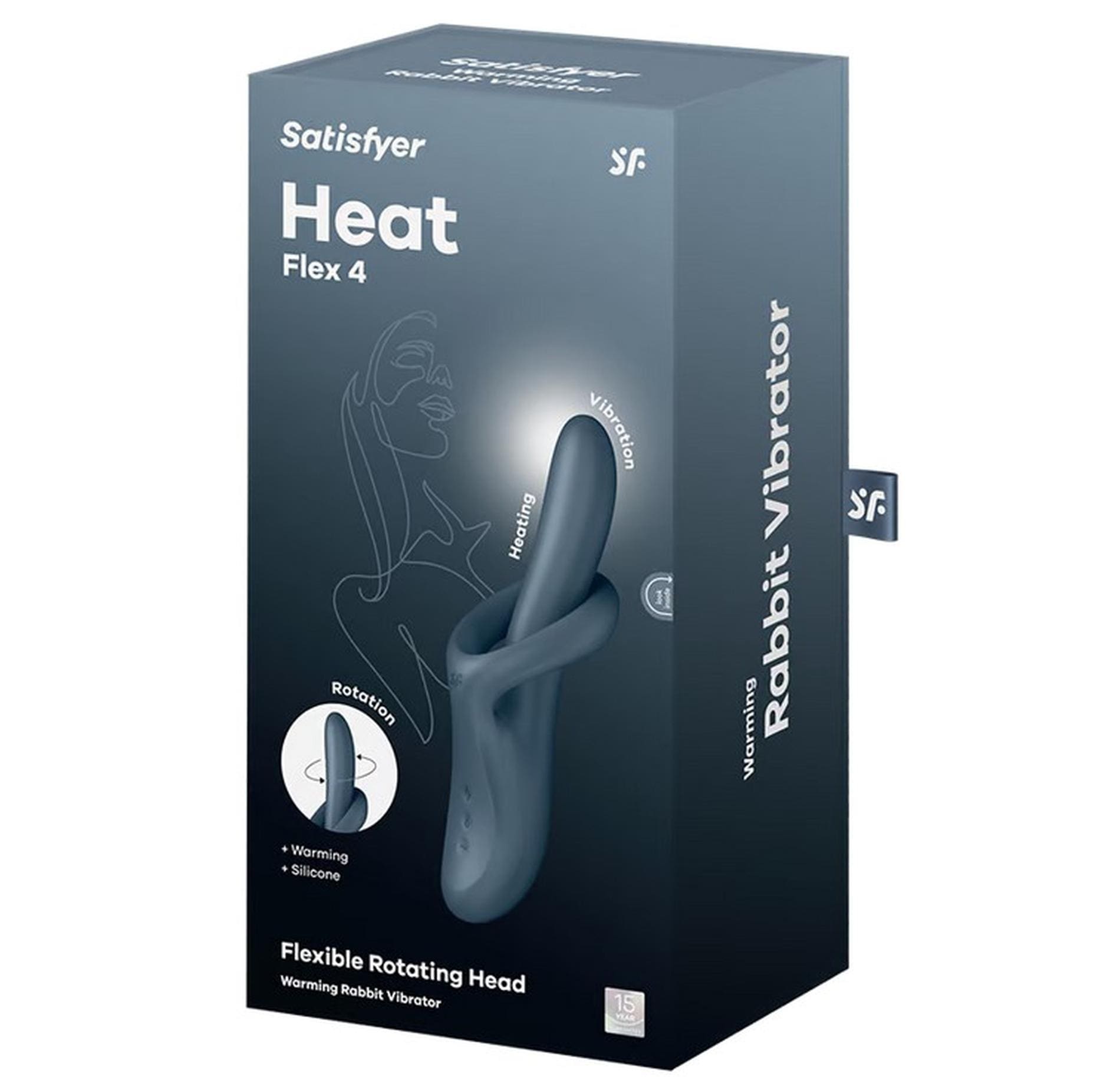 Podgrzewany wibrator do punktu G Heat Flex 4 blue Satisfyer 4 Podgrzewany wibrator do punktu G Heat Flex 4 blue Satisfyer