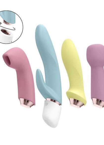 Wibrator 4w1 Marvelous Four Air pulse + Vibrator set Satisfyer