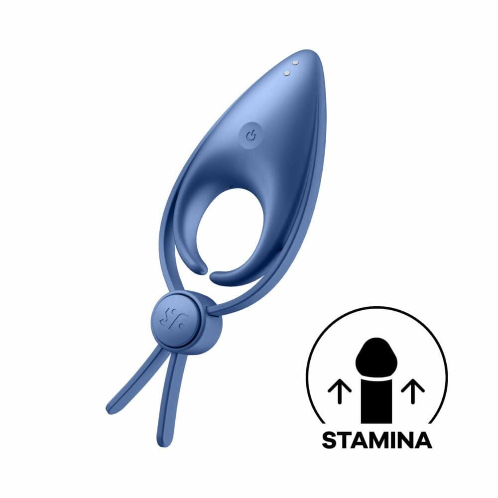 Wibrujący pierścień erekcyjny Sniper Blue Satisfyer 5 Wibrujący pierścień erekcyjny Sniper Blue Satisfyer