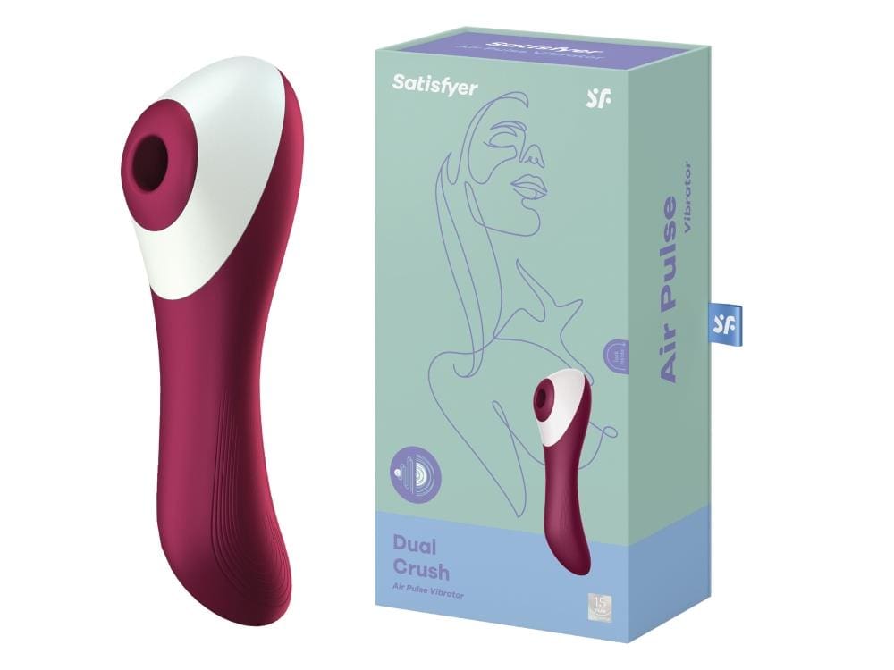 Stymulator 艂echtaczki z wibratorem Dual Crush Satisfyer 6 Stymulator 艂echtaczki z wibratorem Dual Crush Satisfyer
