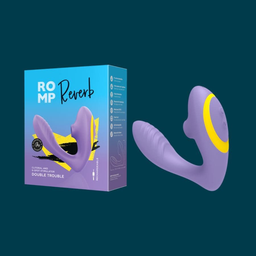 Podwójny stymulator łechtaczki i punktu G Reverb Lilac Romp 6 Podwójny stymulator łechtaczki i punktu G Reverb Lilac Romp