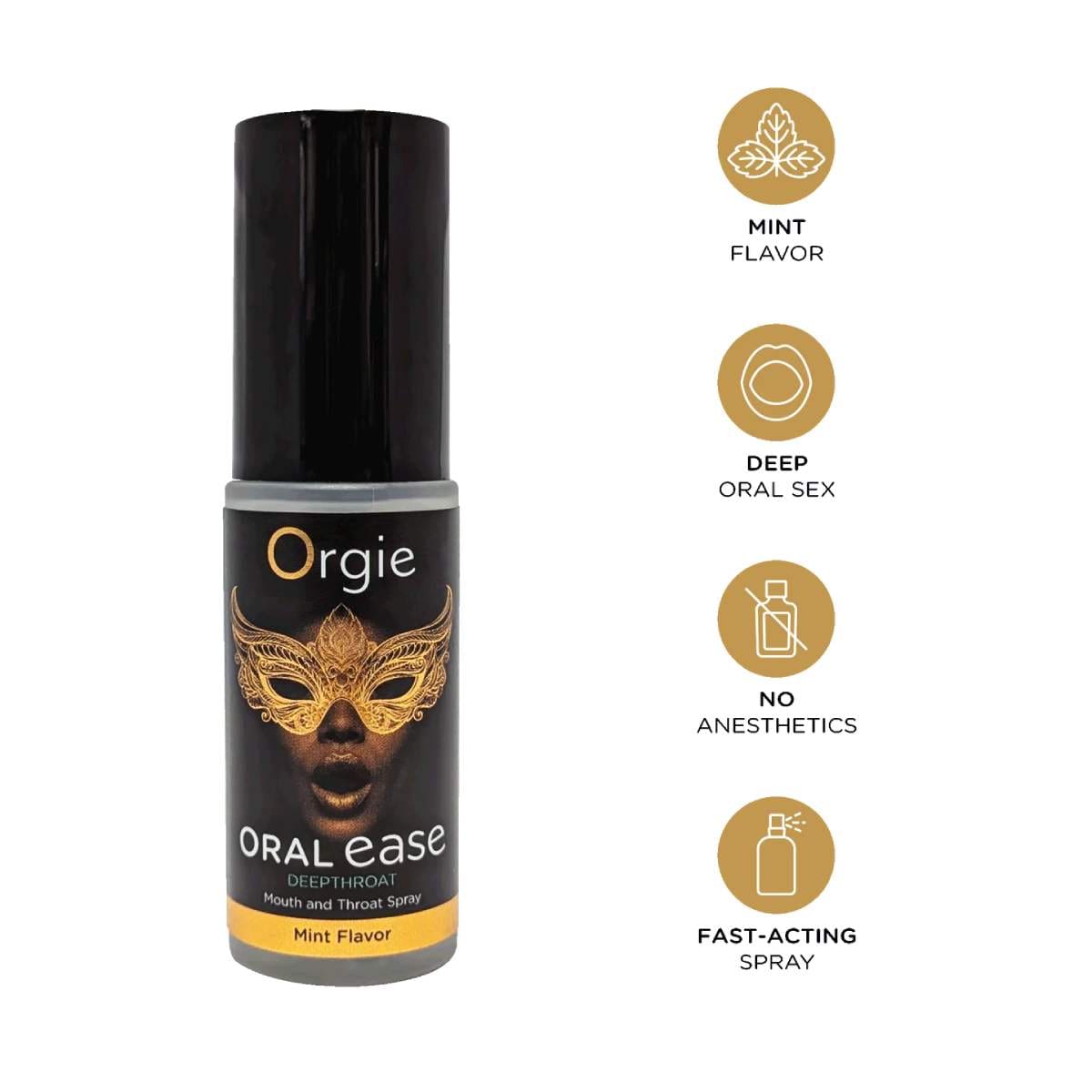 Spray Oralny Oral Ease Deepthroat 15ml Orgie 6 Spray Oralny Oral Ease Deepthroat 15ml Orgie