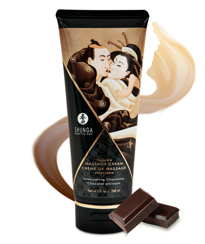 Jadalny krem do masażu Shunga Intoxicating Chocolate 200 ml