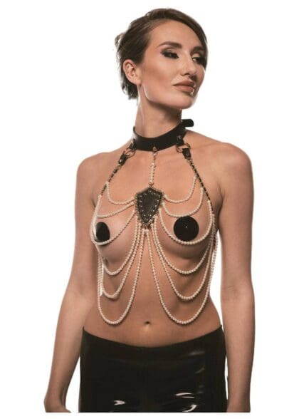 Obroża z perłami BDSM Pearl Pleasure Collar Guilty Pleasure