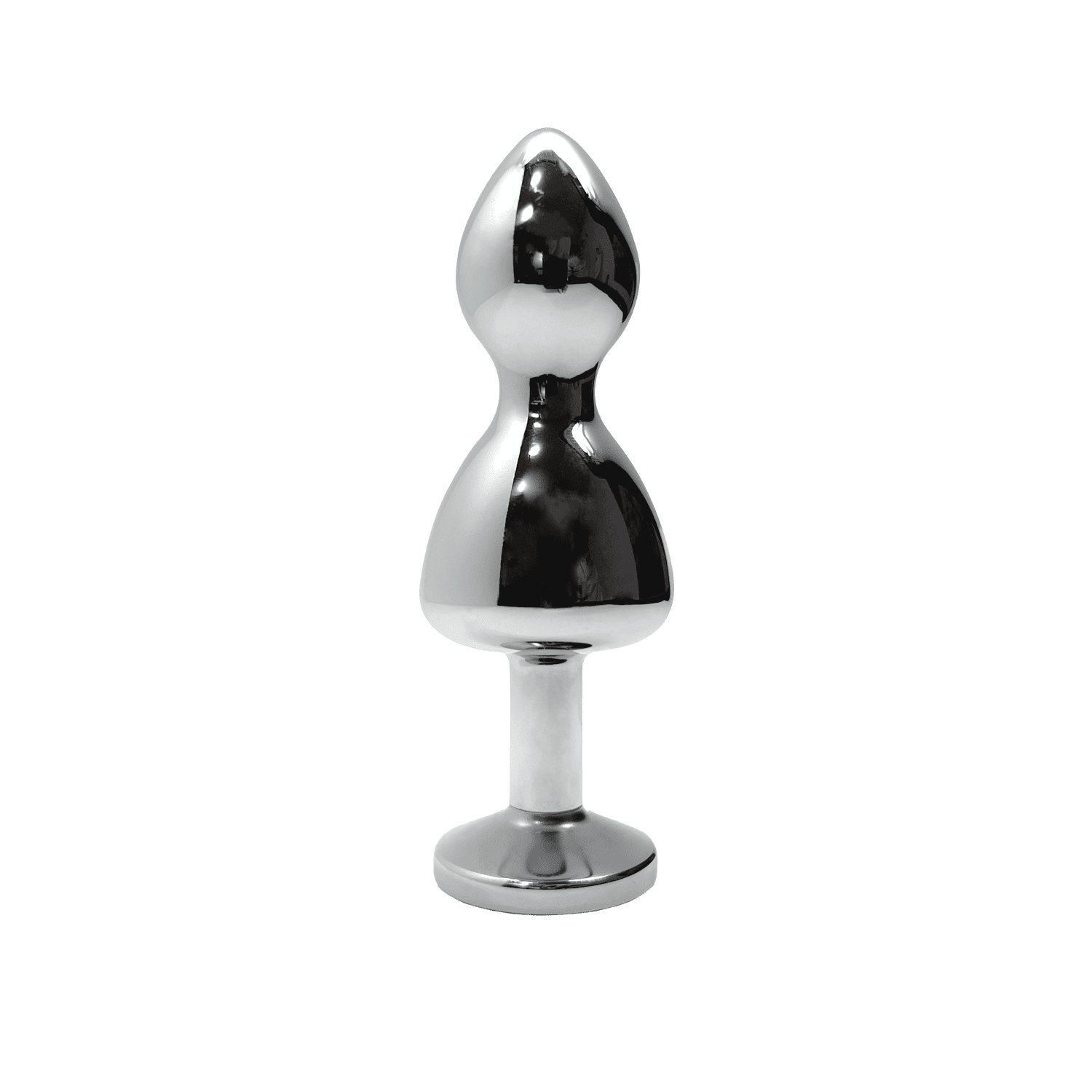 Korek analny Lollypop Double Ball Metal Plug S White Wooomy 4 337792_1